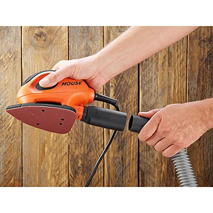 BLACK + DECKER - 55W Mouse Sander With 15 Accessories In Softbag