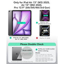 Esr - iPad Air 13" & Pro 12.9" Case Keyboard with Floating Stand & Trackpad