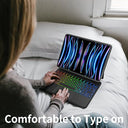 Iflip - Magnetic Keyboard Case for iPad Pro 11" & Air 5th Gen, 7 Color Backlit