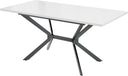 MURUL Expandable Dining Table 120-160cm White