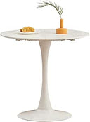 GrandCA HOME 80 cm White Round Dining Table