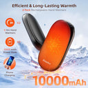 Easyacc - Rechargeable Hand Warmer 2 x 5000 mAh, Portable USB-C Power Bank
