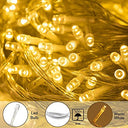 Bloomwin - 100m Warm White Fairy Lights, 500 LEDs, Weatherproof, Indoor/Outdoor