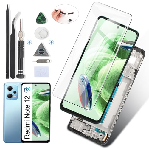 RongZy - LCD Screen Replacement for Xiaomi Redmi Note 12 4G Black