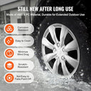 Vevor Wheel Rim Cover Hubcaps - 16" Diameter, Durable & Scratch-Resistant