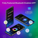 Mexllex - RGB LED Strip Lights 5m with Remote Control and Music Sync