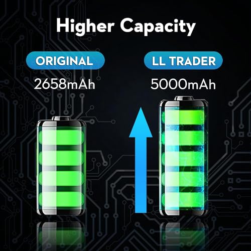 LL TRADER - 5000mAh High Capacity Lithium-Ion Battery for iPhone 11 Pro