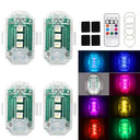 Yuragim Pack of 4 USB Rechargeable LED Strobe Lights