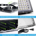 Createstar - 100W LED Flood Light, 8000LM, IP66 Waterproof, 2 Pack