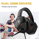 Nubwo - N16 Over Ear Gaming Headset with Noise Cancelling, 50mm Drivers, Mic