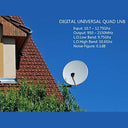 Goaycer - Quad LNB for 4 Participants, Full HD/4K, Weather Protection, Gold-Plated Contacts