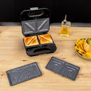 Cecotec Rock'nToast Combo 800W Sandwich Maker With Non-Stick Plates
