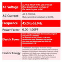 Earumzdq - Digital Single Phase Energy Meter, AC 110V-300V, 100A Amperage