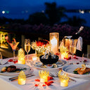 Cuweipeng - 6Pcs Mini Lantern Lights for Ramadan, Battery-Operated LED Decor