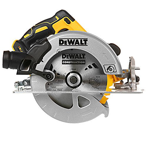 DEWALT - Cordless XR Brushless Circular Saw, 18V, 184mm, Yellow/Black/Grey
