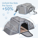 Petsfit - Expandable Cat & Dog Carrier, Airline Approved, Soft-Sided, Washable