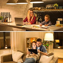 Lepro - E27 LED Bulbs 60W Equivalent, Warm White 2700K, Pack of 6