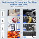 Szuk - Portable Mini Car Vacuum, 120W Power, Cordless, 12000PA Suction