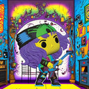 Funko Store - Exclusive Stranger Things Eddie Blacklight Figure #1462