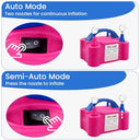 PCFING - Electric Balloon Pump with Dual Nozzle, Fast Inflation & Tie Tool