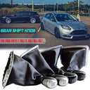 Eleonore Silver Black Gear Shift Knob 5 Gear 6 Speed Manual - For Ford Focus, C-Max, Galaxy - Dust Resistant