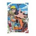 Winning Moves - Naruto Shippuden Konoha Jigsaw Puzzle, 1000 Pieces, High-Quality Artwork, Perfect for Fans