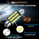 Fftanxs - 10 PCS Car LED Interior Lights, 36 mm, Bright White, Easy Install