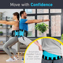 Clever Yellow - Medical-Grade Lumbar Support Back Brace for Pain Relief, Adjustable Fit