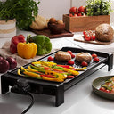 Cecotec - 2600W Electric Griddle with Durable Aluminium Plate, Black Finish