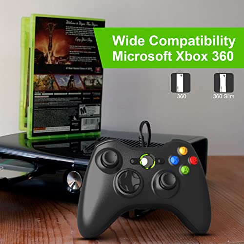 Diswoe - Wired Xbox 360/PC Controller Gamepad with USB Cable