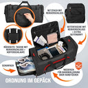 Monzana - Sports Bag & Travel Bag with Shoe Compartment, Waterproof, 90L