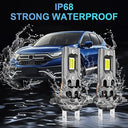 Auxiracer - H7 LED Error Free Canbus Bulbs, 100W, 180000 Lumen, 6500K, 500% Brightness, 1:1 Halogen Replacement, Pack of 2