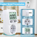 Calandis - Digital Backlit Power Monitor Socket 230V/16A for Accurate Testing