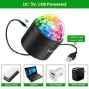 TnYoYo - RGB Disco Ball with Remote, Sound Activated, USB Powered Party Lights