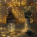Vivibel - Pack of 4 Waterproof 60 LED Fairy Lights, Warm White, Battery Operated