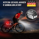 Futurist - Powerful LED Bicycle Light Set, USB Rechargeable, Waterproof, Front & Rear