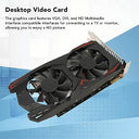 Goshyda - GTX1050Ti 4GB DDR5 Graphics Card, Dual Cooling, DVI VGA HDMI Outputs