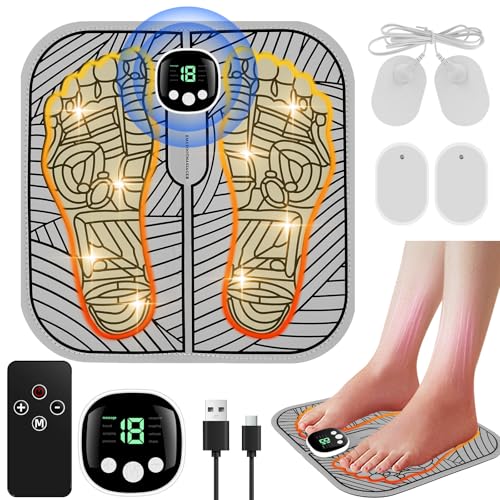 Niaazi - EMS Foot Massager Pad for Pain Relief and Circulation with Remote Control