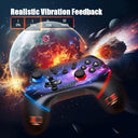 AceGamer - Wireless Controller for Nintendo Switch, Galaxy Design, Dual Vibration, Turbo Function