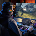 Ozeino - RGB Gaming Headset with 50mm Stereo Sound, Noise Cancelling Mic