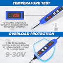 Beley - Automotive Power Circuit Probe Tester with Digital Screen, Voltage & Polarity Test, Overload Protection