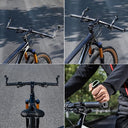 Zhizhouney Bike Bar Ends For Mountain Bikes - Ergonomic Nonslip Grip