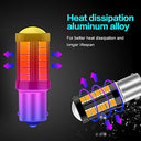 Sidaqi - 4 Pack BA15S P21W 1156 Amber LED Bulbs for Turn Signal Lights, 900LM