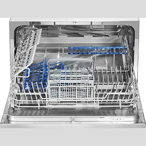 Bomann - Compact TSG 708 Freestanding Dishwasher, 6 Place Settings, Stainless Steel