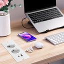 Fengq - Recessed Power Strip with USB C, 4-in-1 Design, 2M Cord
