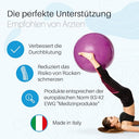 Pezziball - Original Gymnastics Ball 42-75 cm, Robust PVC, Max Load 400 kg