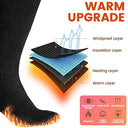 Eventek - Rechargeable Heated Socks with 5000mAh Battery, 4 Heat Settings, Washable for Outdoor Activities