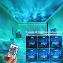 Wezoshinet - Ocean Wave Water Lamp with 3D LED Projection, USB Powered for Bedroom