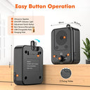 Suuwee - Ultrasonic Anti Barking Device, 33Ft Range, 3 Adjustable Levels, Rechargeable