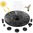 Jsdoin Solar Water Pump for Bird Baths and Gardens - 1.4W Fountain
